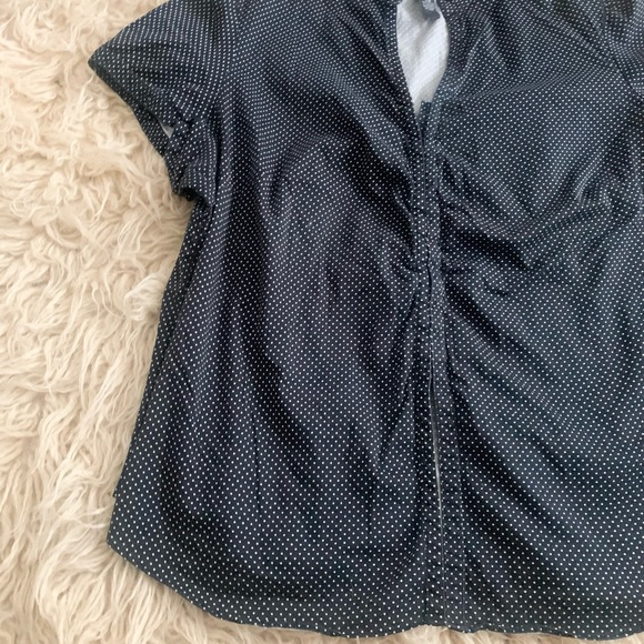 Alfani | Polka Dot Button Up Shirt Short Sleeve - Picture 8 of 10